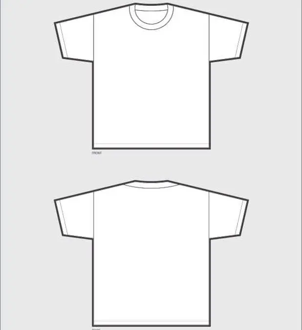1-Page T-Shirt Design Template
