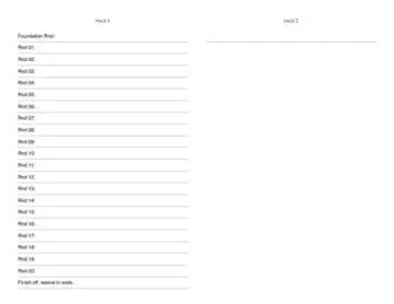 4-Page Crochet Pattern Booklet Rinds