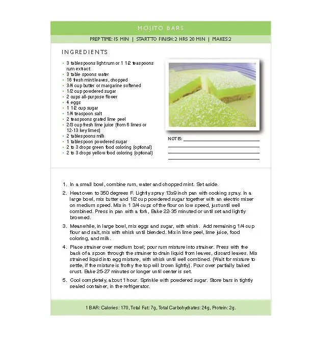 4x6 Dual-Sided Recipe Card