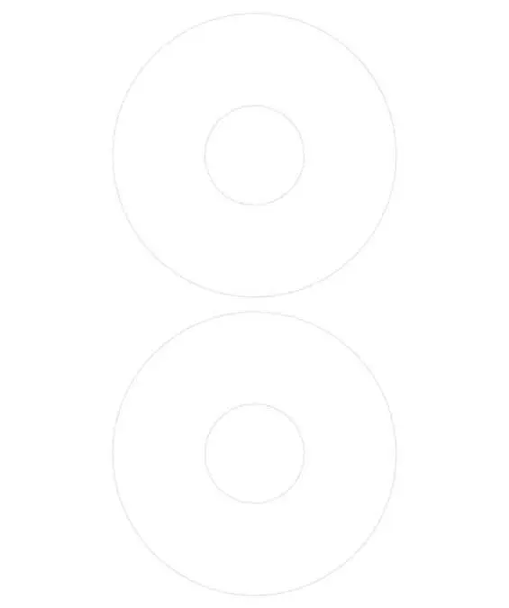 Blank CD Label