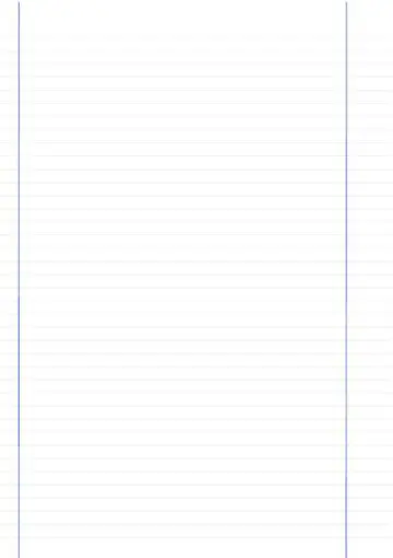 Dual-Margin Lined Notebook Paper Right