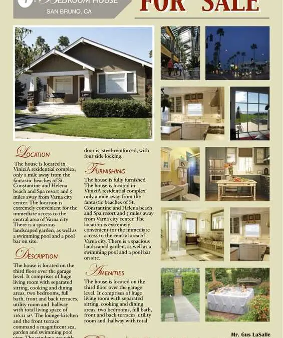 Elegant Real Estate Flyer with 11 Photos