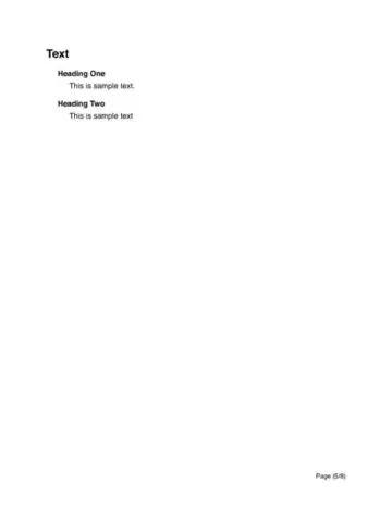 Formal Research Report Text