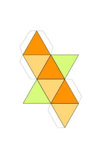 Geometric Shapes and Foldable Boxes Shape