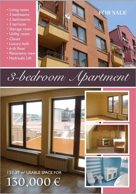 Real Estate Flyer with Large Photos