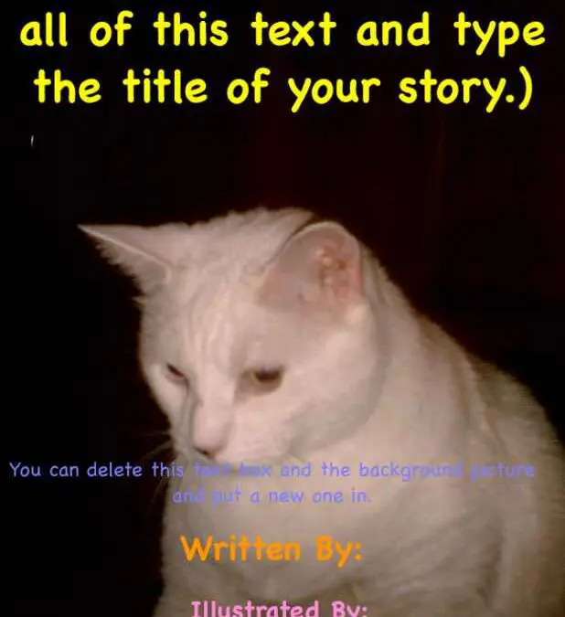 Storybook with Cover Pages and Copyright Cover One
