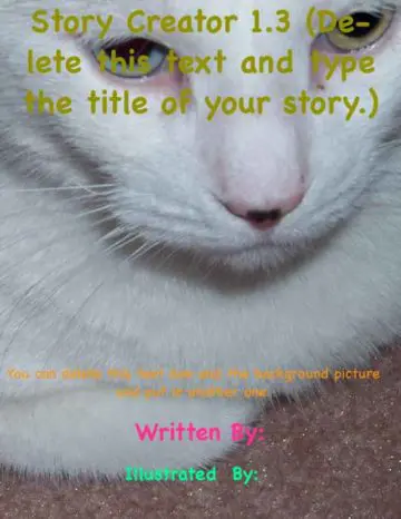 Storybook with Cover Pages and Copyright Cover Three