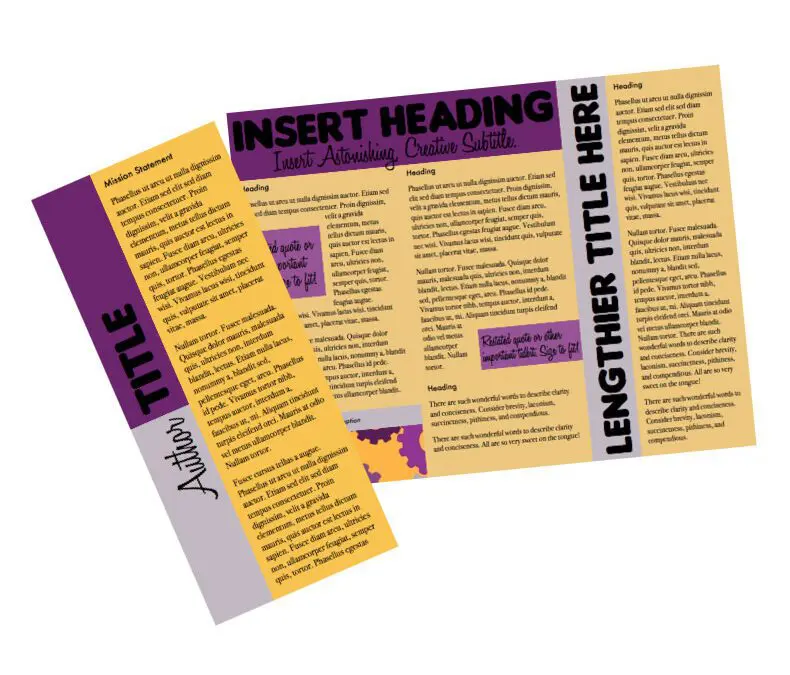 Tri-Color Trifold Brochure