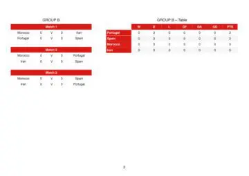 World Cup Russia Group B