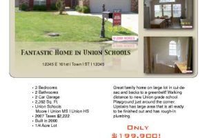 Real Estate Flyer with 4 Photos