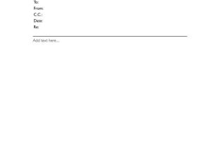 Single-Page Memo with Logo