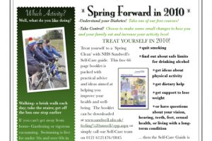 Single-Page Spring Theme Newsletter