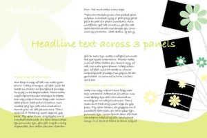 Spring Daisy Trifold Brochure