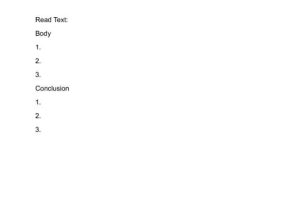 Simple Sermon Outline with Scripture Text