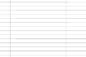 Lined Notebook Paper in Black and White