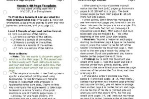 Half-Page Binder Page Refills