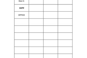 36mm x 17mm Key Label