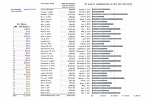 Paycheck-Based Bill Worksheet