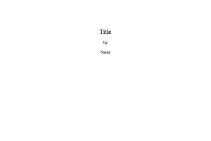 Theatre Script with Cover and Cast Notes