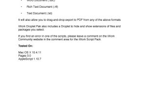 Drag and Drop iWork Conversion Droplet Pack
