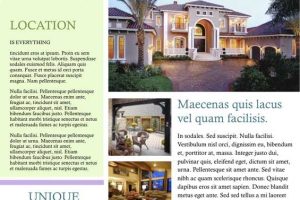 Travel Poster with Tri-Color Accents