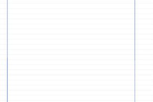 Dual-Margin Lined Notebook Paper