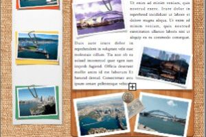 Canvas Bulletin Board Poster