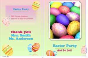 Easter-Themed Slim DVD Insert