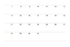 April 2017-July 2017 Monthly Calendar