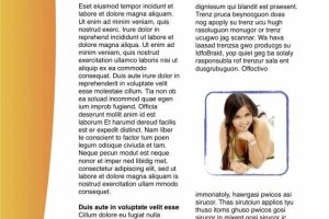 Orange and Blue Accented Poster