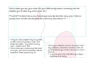 Floating Hearts Bible Study Journal