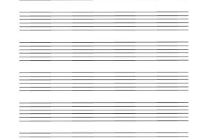 8-Line Guitar Tab Paper