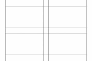 4-Up Blank Tent Cards (Label 5302 Template)