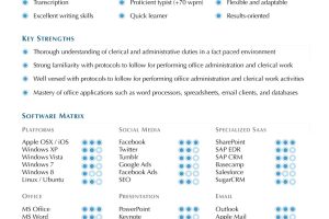 Single-Page Resume with Bullets and Rankings