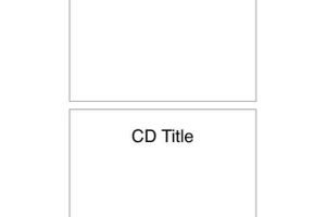 Simple CD Cover with Title