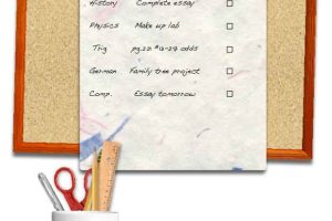 Bulletin Board Assignment Checklist