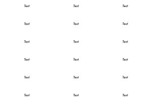 30-Up Address Labels with Text Box