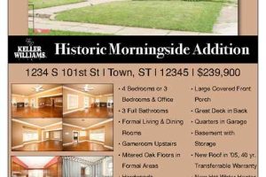 Real Estate Flyer with 13 Photos